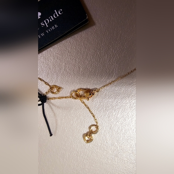 ⚡️HOST PICK⚡️Kate Spade Gold Plated Authentic Necklace Chain 16 2" crystal - Picture 2 of 5
